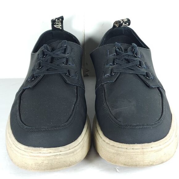 Dr. Martens Men\'s Walden US 10 Black Canvas Lace-Up Casual Oxford Shoes main image 2